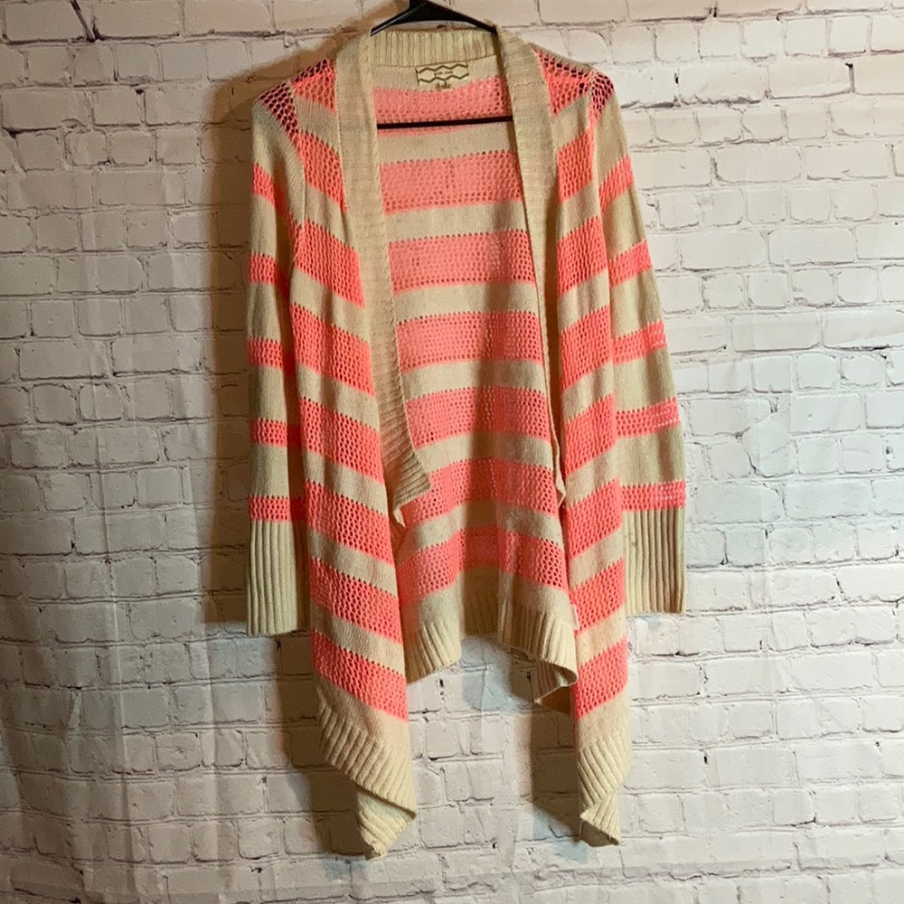 Pink and Creme sweater